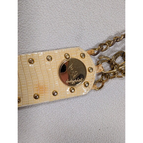 Baby Phat Vintage Y2K 90s Leather Chain Belt & Buckle Studded Boho main image 10